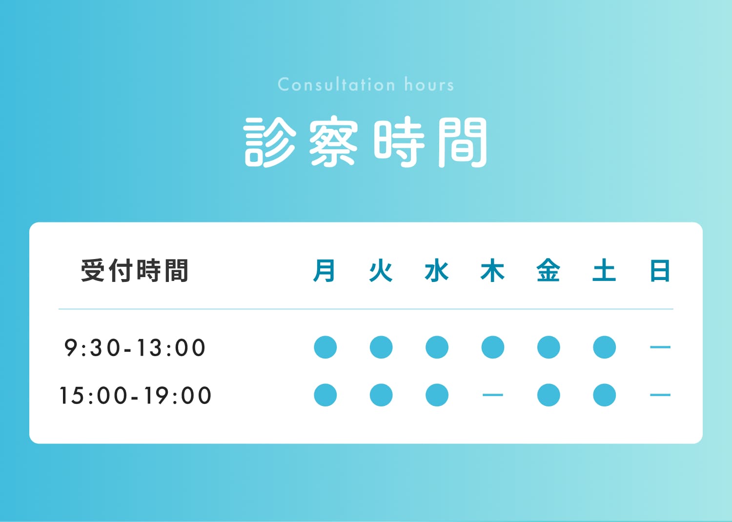診療時間